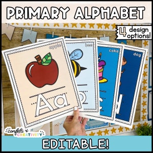 Ocean Classroom Alphabet Posters | Alphabet Display | Animal Alphabet Posters | Kindergarten | Ocean Classroom Decor