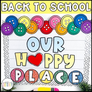 BACK TO SCHOOL Bulletin Board | Back to School Classroom Decor | Bulletin Board Kit | Classroom Decor | Teacher Resources