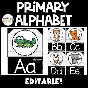 Farmhouse Classroom Alphabet Posters | Alphabet Display | Animal Alphabet Posters | Kindergarten | Farmhouse Classroom Decor