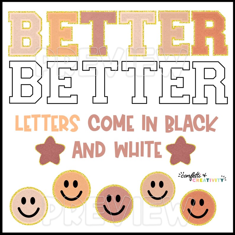 BETTER TOGETHER Bulletin Board Kit Boho Back to School Etsy