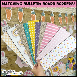 Pu&ograve; includere: Un set di 10 bordi colorati per bacheca con vari motivi, tra cui pois, strisce, glitter e quadri. I bordi sono perfetti per aggiungere un tocco divertente e festoso a qualsiasi aula o bacheca.