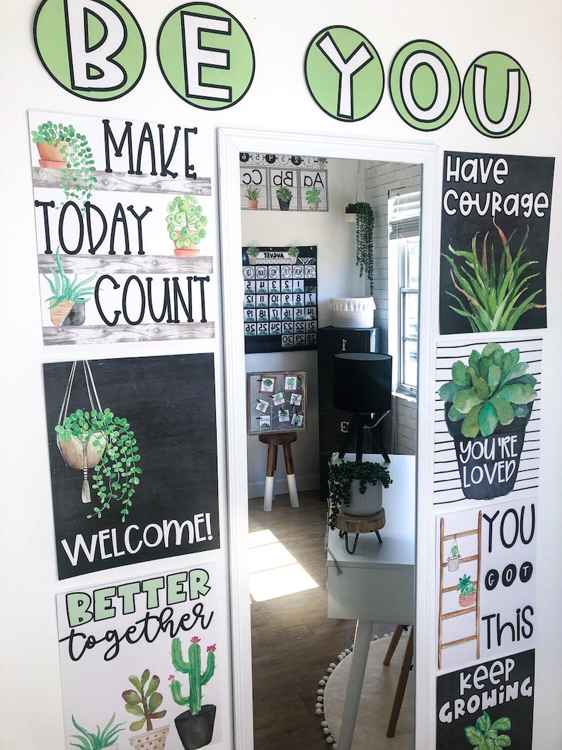 Plant Classroom Quote Posters: Growth Mindset Decor (digital Download ...