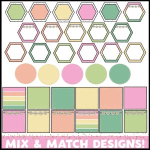Editable Classroom Labels | Retro Classroom Labels | Colorful Classroom ...