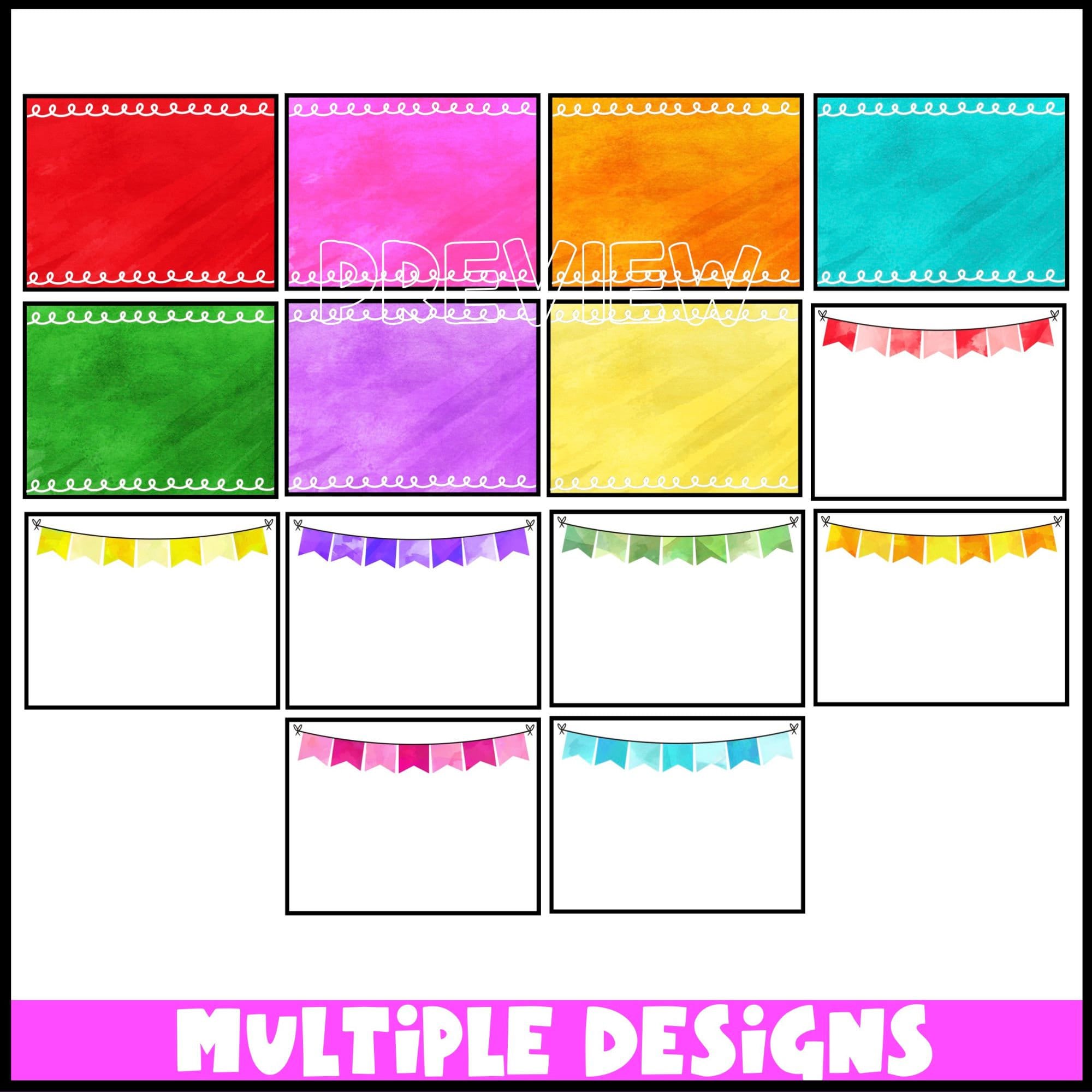 Editable Classroom Posters: Colorful Elementary Decor (digital Download ...