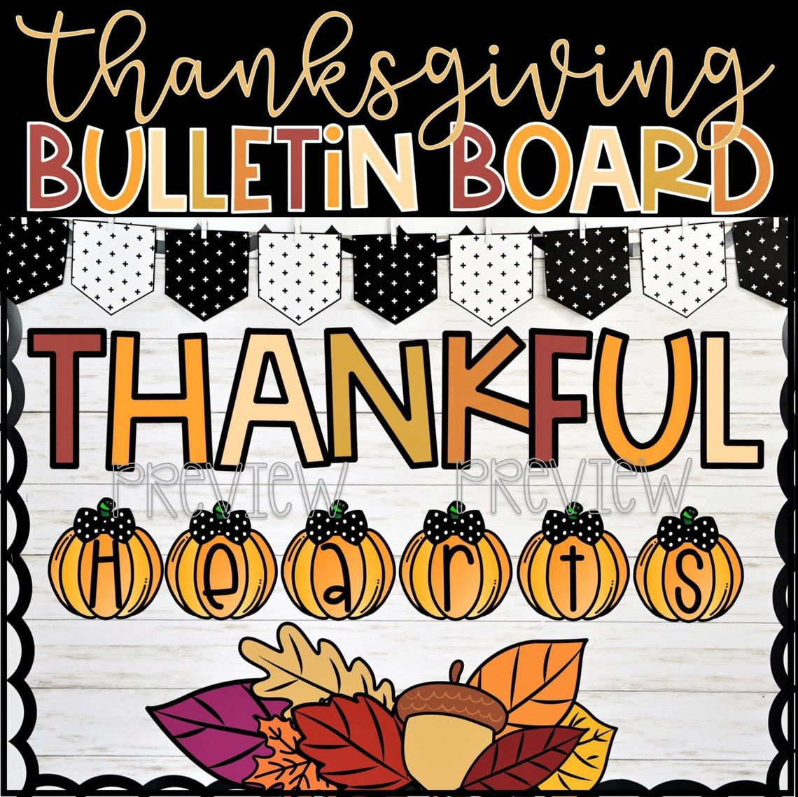 Free Printable Thanksgiving Templates For Bulletin Boards