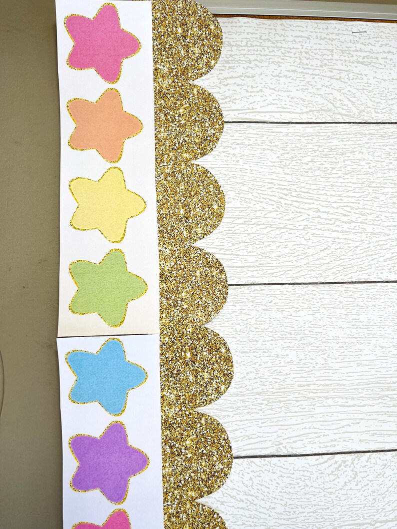Printable back to school bulletin board borders bulletin etsy