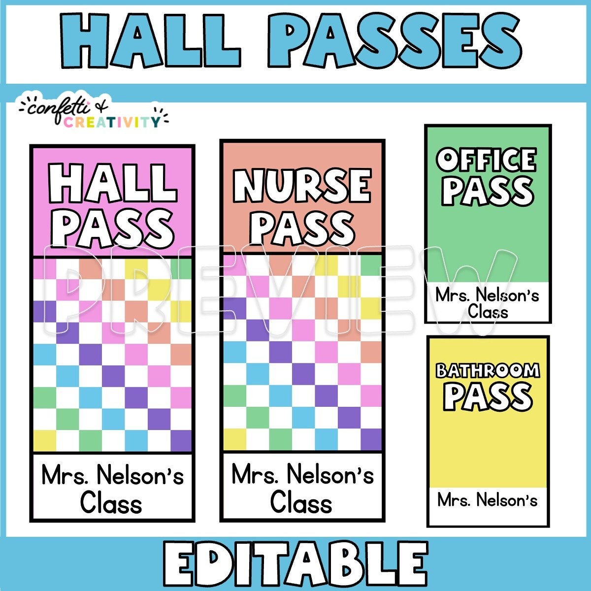 PRINTABLE Classroom Hall Passes Personalized Classroom Hall Pass Teacher Lanyard Classroom Pass Editable Classroom Hall Passes - Etsy printable-classroom-hall-passes-personalized-classroom-hall-pass-teacher-lanyard-classroom-pass-editable-classroom-hall-passes-etsy