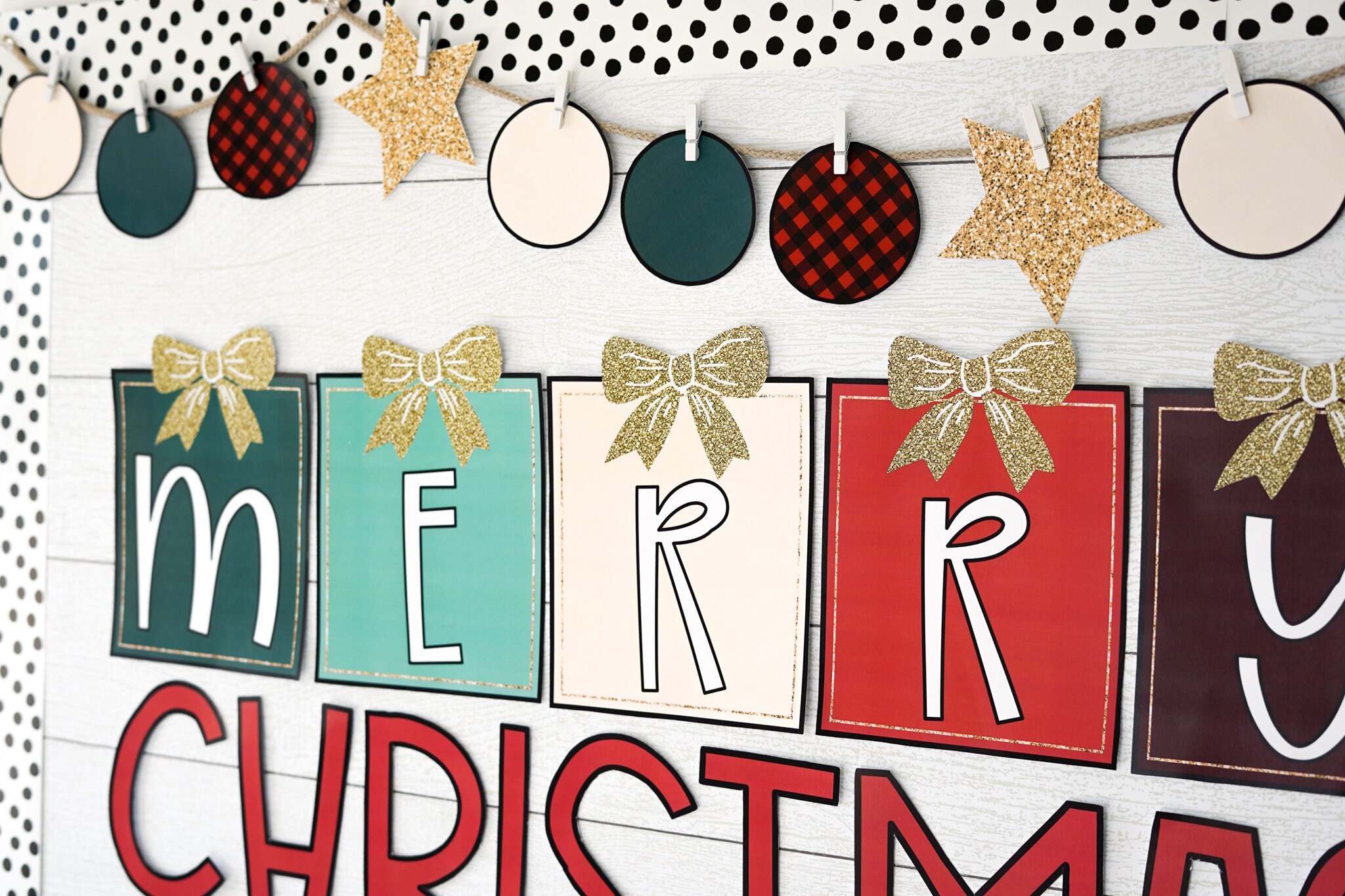 CHRISTMAS Bulletin Board Merry Christmas Bulletin Board - Etsy