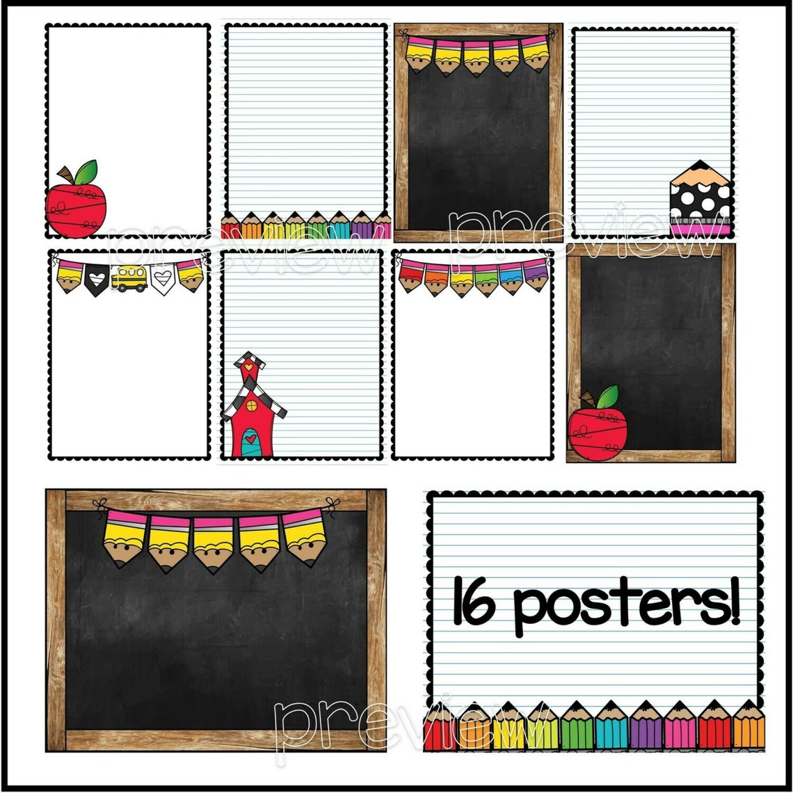 Editable Classroom Posters: Elementary Decor (digital Download) - Etsy