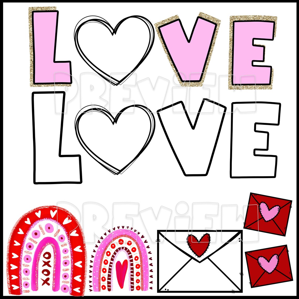 VALENTINE'S Bulletin Board Valentine's Day Classroom Etsy