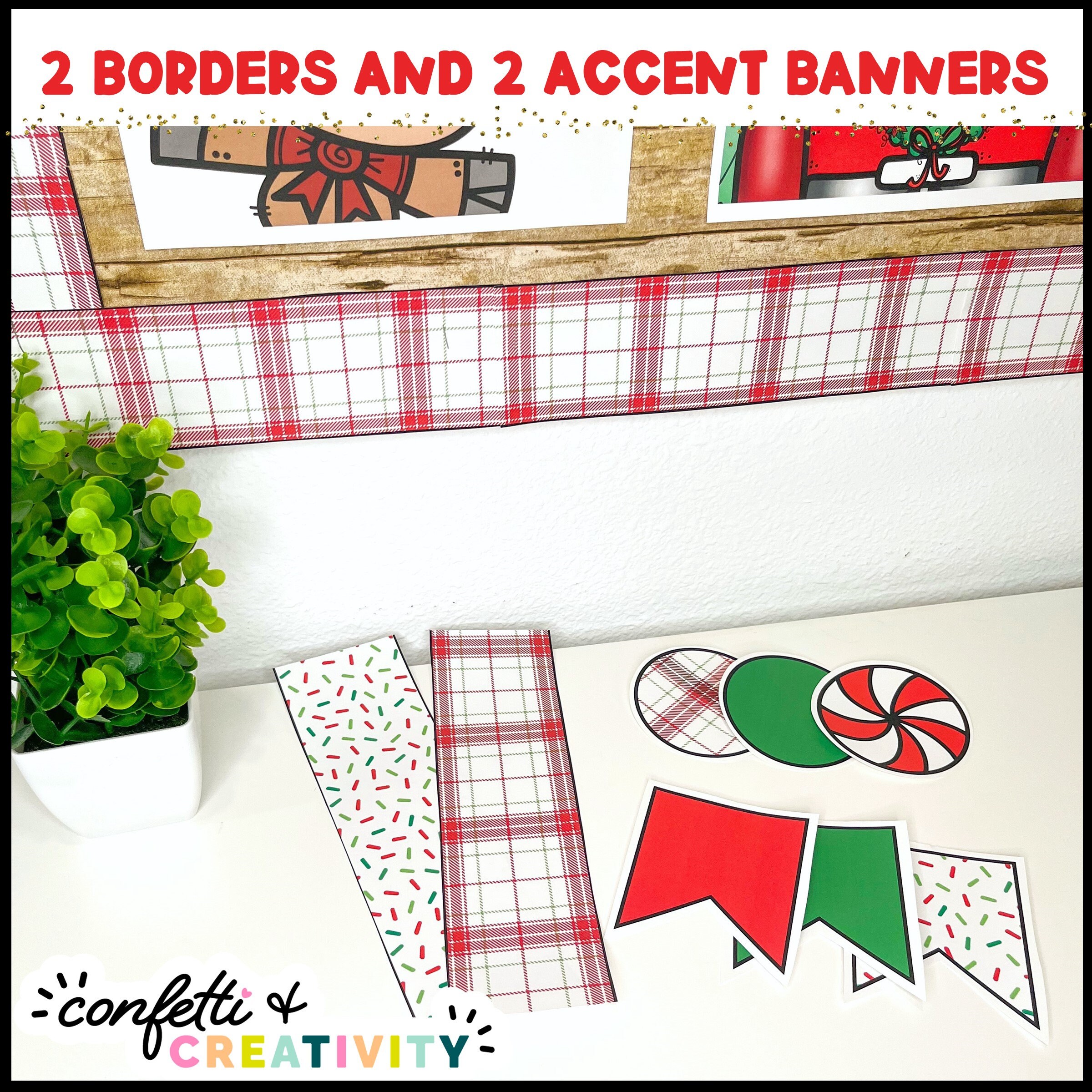 Christmas Classroom Posters: December Bulletin Board Decor (digital ...