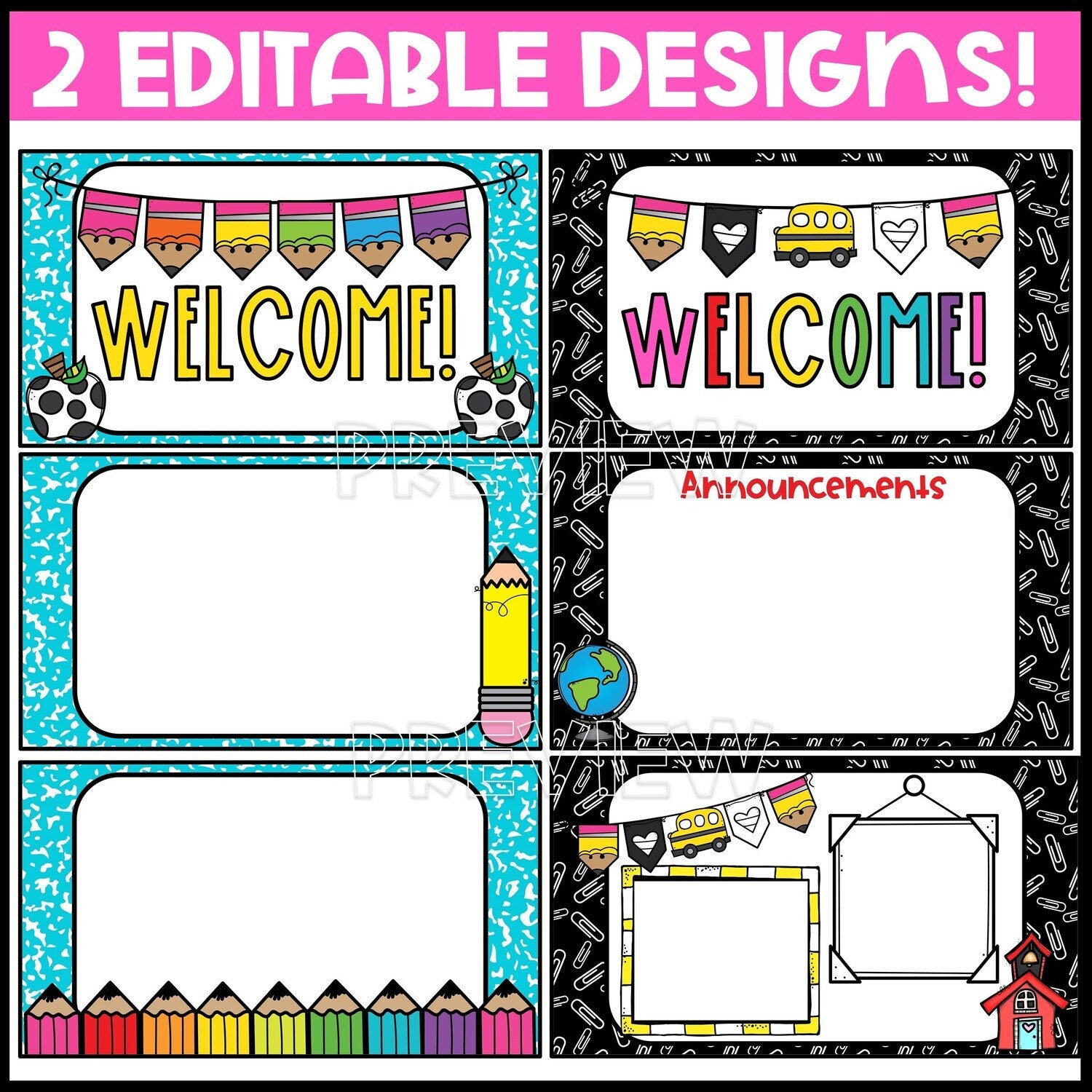 Cover Slide Examples Classroom Back to School Classroom Slides Template: Teacher Google Slides ...