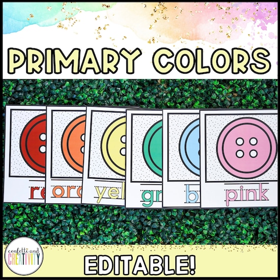 Pastel Color Posters for the Classroom Primary Classroom Etsy