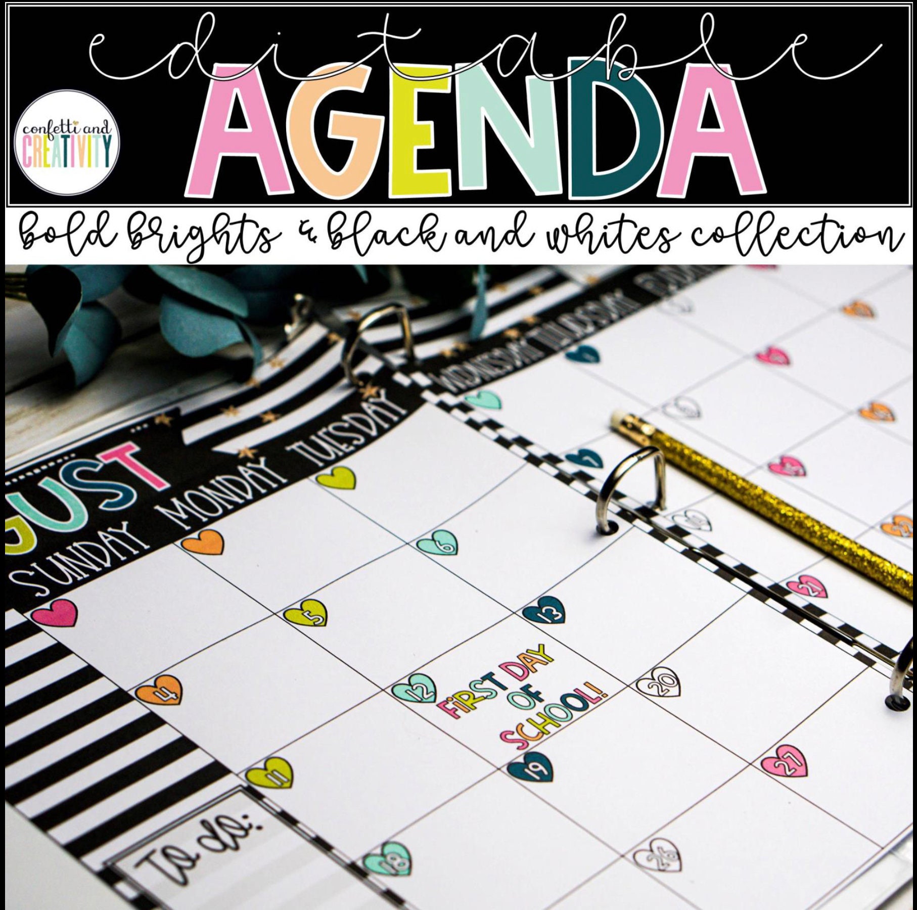 Bright Classroom Decor Bundle Bright Classroom Theme Etsy UK