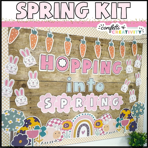 Spring Bulletin Board Kit: Classroom Decor (Digital Download)