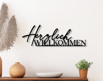 Welcome | 3D Wooden Lettering | Wall Decor for Entrance | Hallway Decor | Housewarming Gift | Wedding Gift | Living Room Decor
