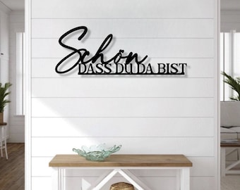 Nice to see you! | 3D wooden lettering | Entrance decoration | Living room | Entrance | Hallway | Housewarming gift | Mother's Day gift idea