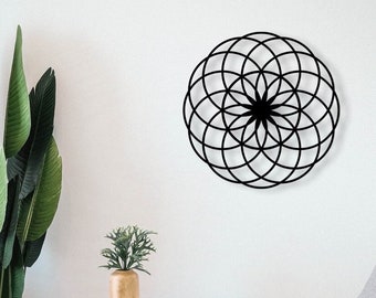 Wall decor | Torus | Modern wooden decoration | Sacred geometry | Yoga