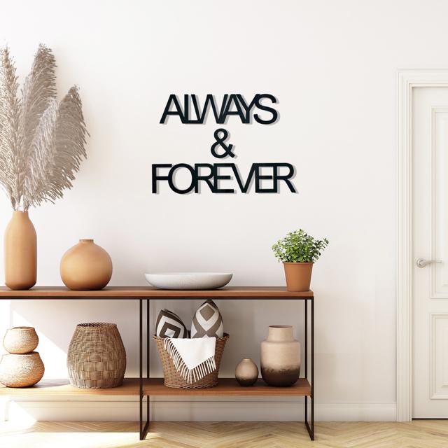 Wandschild 'Love You Goodbye' Aus Holz – Dekorative Schriftzug-Deko Für Zuhause