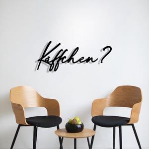 Coffee? – 3D wooden lettering for coffee bars and kitchens | Wall decoration, gift idea for coffee lovers