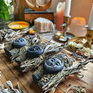 Black Protection Candles, Herbal Ritual Candles, Altar Candles, Magic Candles, Moon Candles, Spell Candles, Altar Candles, Spiritual Gift