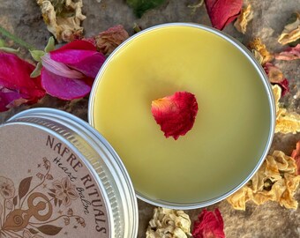 Heart Balm, Heart opening balm, Rose balm, Herbal salve, herbal balm, natural balm,