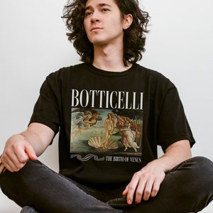The Birth of Venus Botticelli Shirt for Art Lovers,  Renaissance Art History Aesthetic Apparel, Italian Art Fashion Gifts for Artist T-Shirt