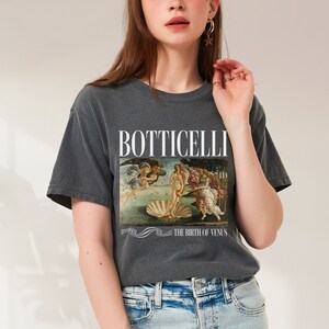 Botticelli Shirt for Art Lovers, The Birth of Venus T-Shirt, Renaissance Art History Aesthetic Apparel, Italian Art Fashion Gifts for Artist