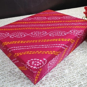 Beautiful LARGE Bandhani Gift Boxes - Etsy UK