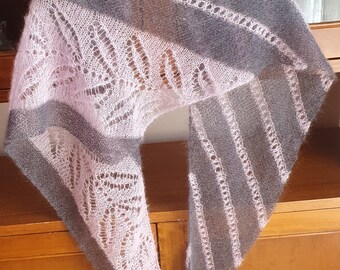Shawl Stole Mohair Silk, Very Light, Very Soft, Elegant and