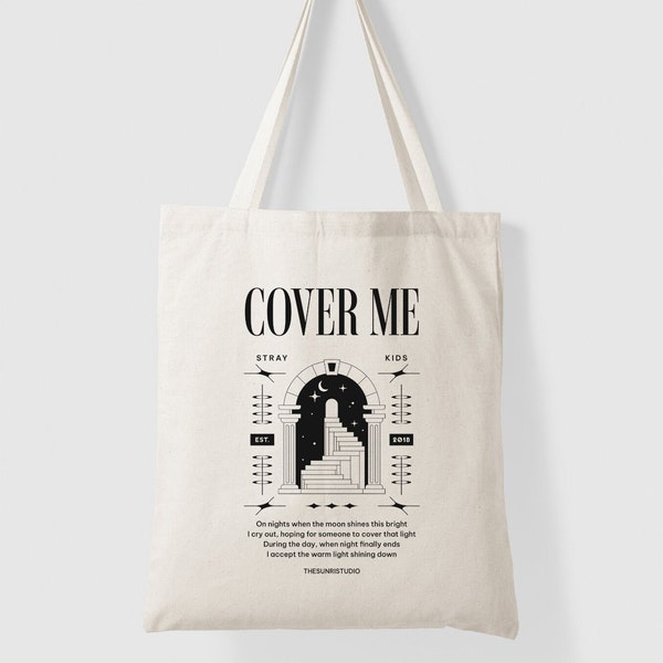 Stray Kids Tote Bag | SKZ Cover Me | SKZ Tote Bag | Stray kids | Skz | Kpop Tote | Skz Stay | Kpop | Stay