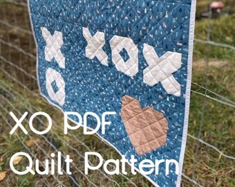 XO Baby Quilt PDF Anleitung