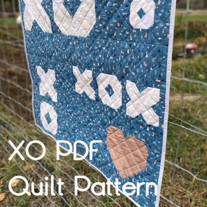 XO Baby Quilt PDF Pattern