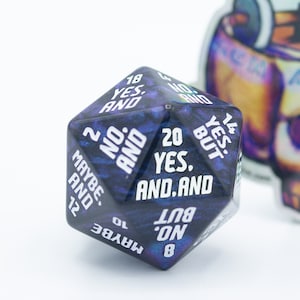 The Fate Mill D20 v2 - A D20 to Spark Your Imagination (RPG Dice)