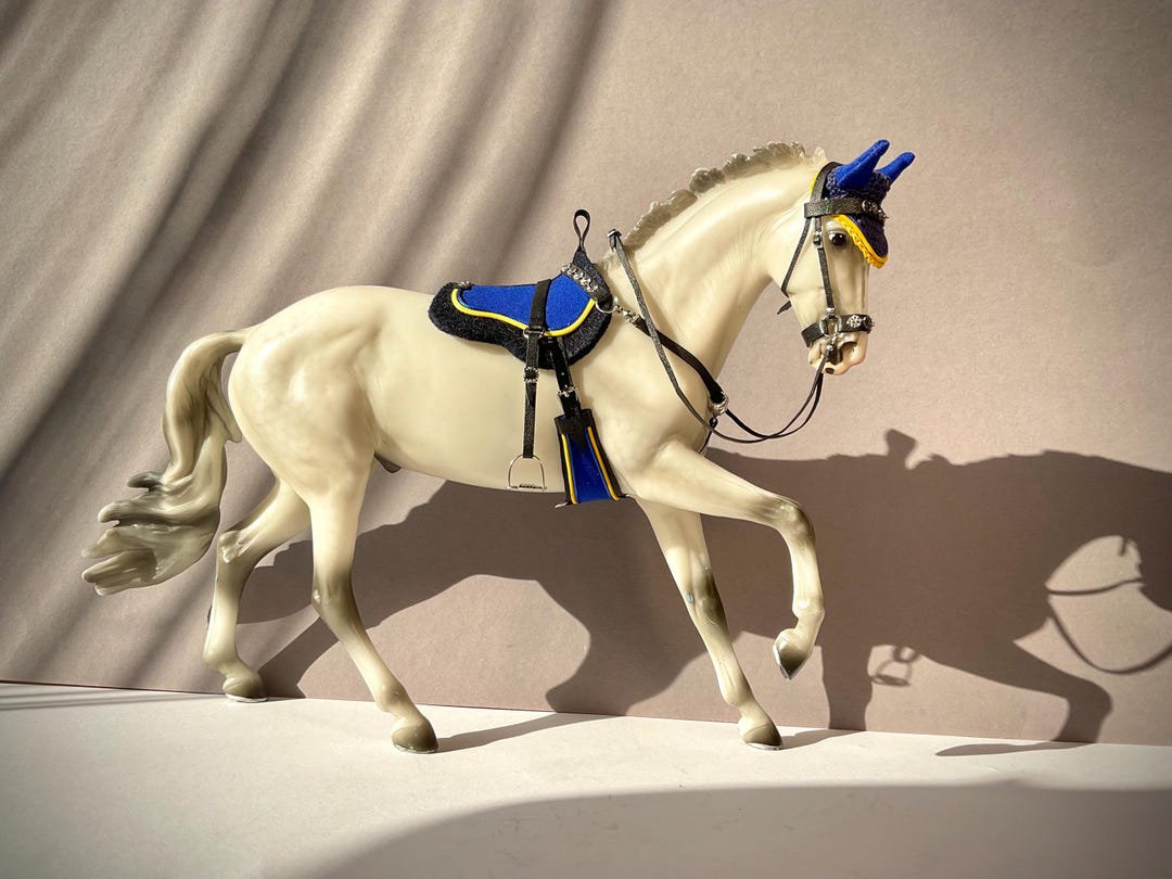 Blue/ Yellow Breyer Bareback Tack Set - Etsy