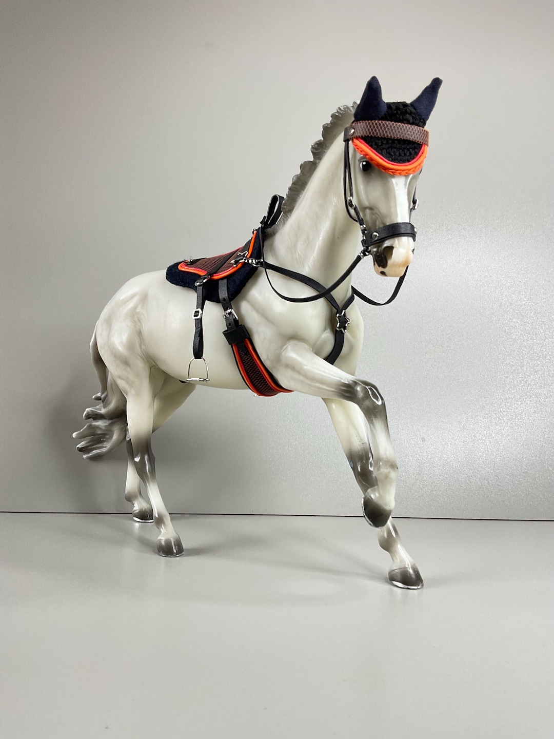Black / Orange Breyer Bareback Tack Set - Etsy