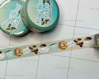 Coffee Shop Washi Tape, Gebraut Bliss Kollektion