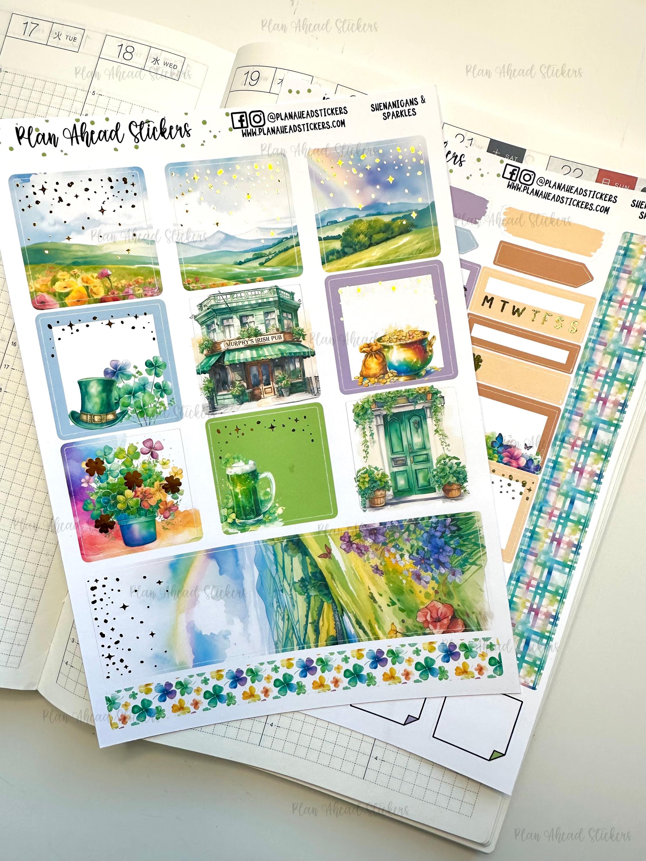 DELUXE FOILED Shenanigans & Sparkles Hobonichi Cousin 2 Page Weekly ...