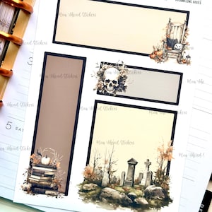 The Witching Hour Bullet Journaling dozen planner stickers kaarten maken gelukkig planner Erin Condren Hobonichi neef A5 Halloween herfst
