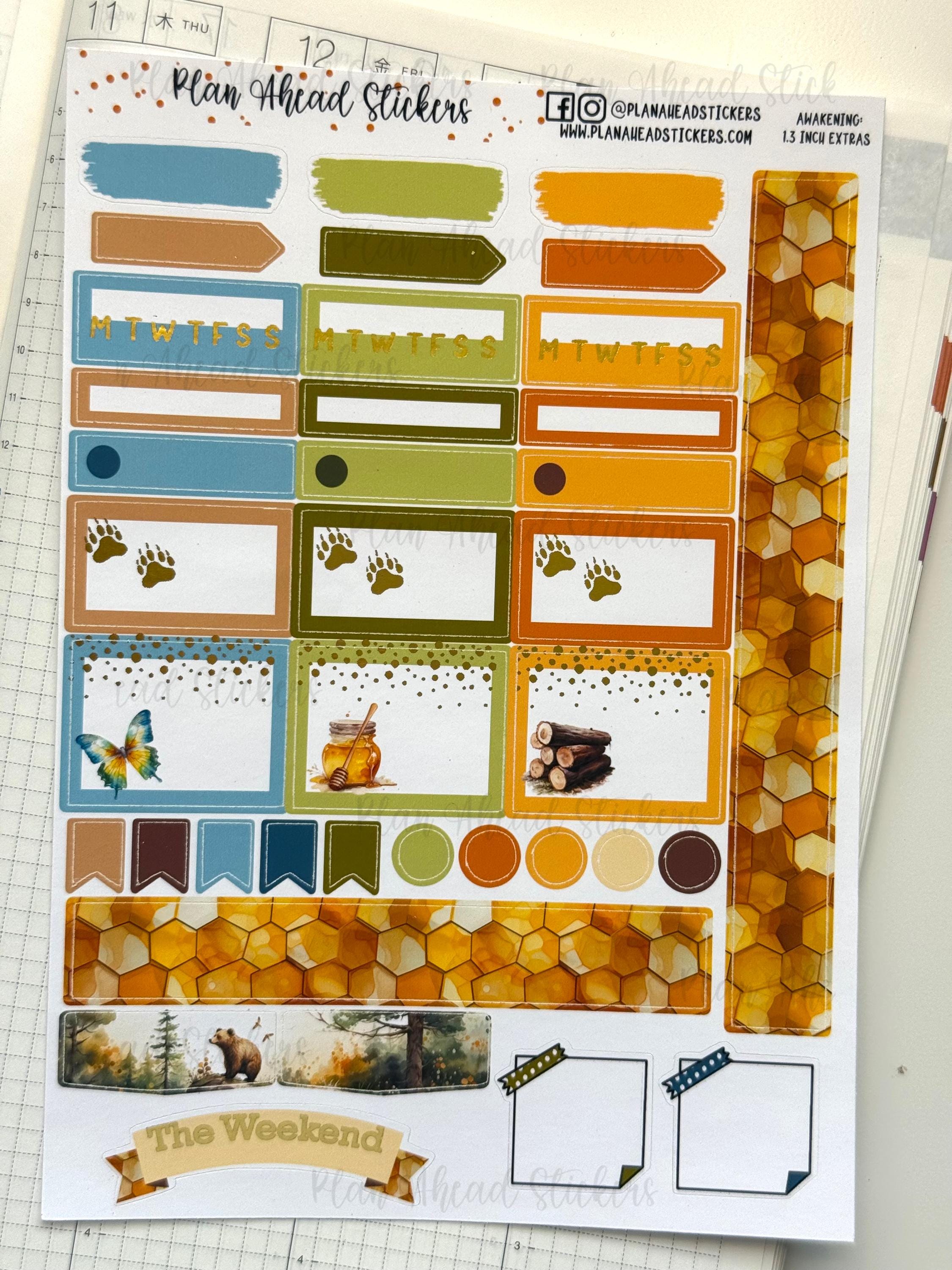 DELUXE FOILED Spring Awakening Hobonichi Cousin 2 Page Weekly Planner ...