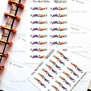 Ghouls Just Wanna Have Fun Divider Planner Stickers for 1.5 inch and 1.3 inch Erin Condren Happy Planner Hobonichi Cousin Fall Halloween
