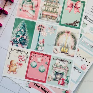 DELUXE FOILED Merry Memories 2 PG Weekly Planner Sticker Kit Sheets Erin Condren Happy Planner 1.5 in A5 Wide Winter Christmas Holiday