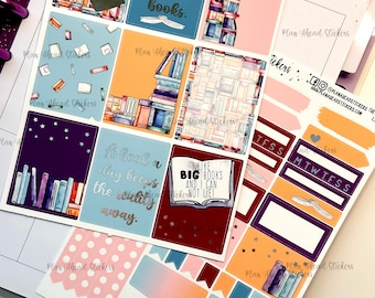 DELUXE FOILED the Witching Hour Weekly 2 PG Planner Sticker Kit Sheets ...