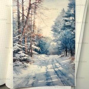 Winterliche Big Sticker Bullet Journaling Boxen Planer Card Making Happy Planner Erin Condren Hobonichi Cousin A5 Winter Januar Februar