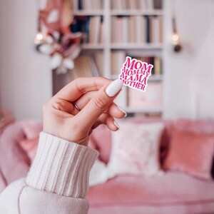 Adesivos personalizados à prova d'água e resistentes a raios UV para mamãe, mamãe e mamãe