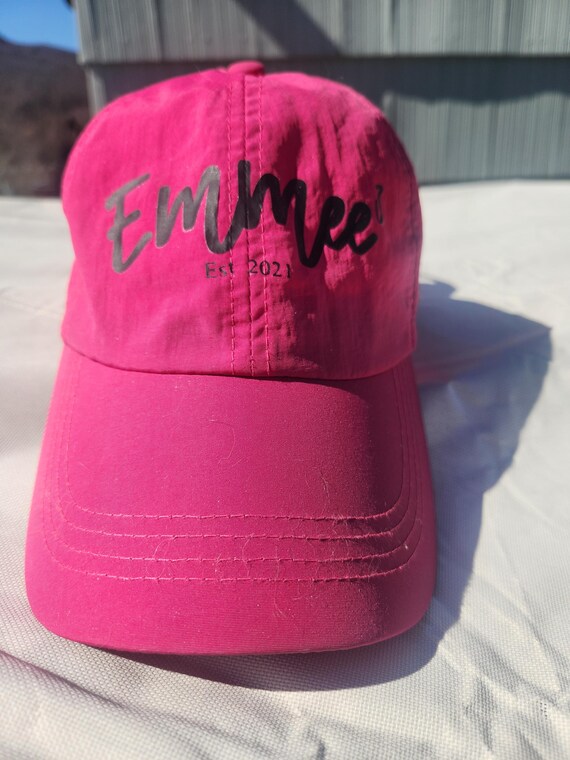 Custom Criss Cross Ponytail Hat for Women, Messy Bun Quick  display picture 1