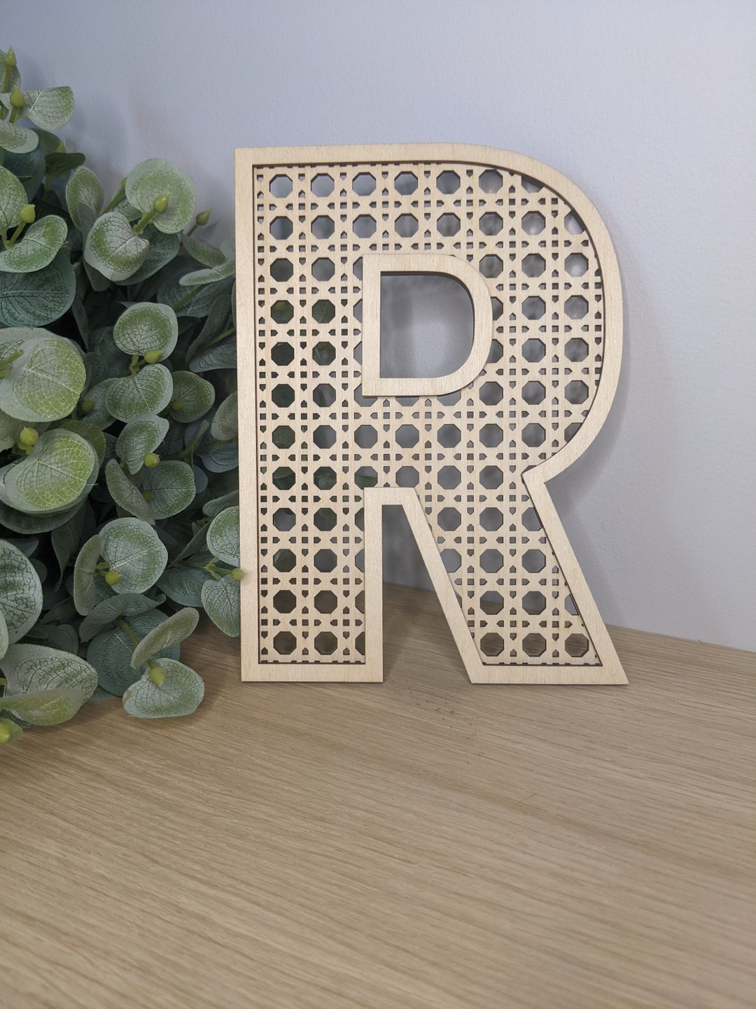 Rattan Inspired Letter Rattan Initial Rattan Letters Rattan Nursery