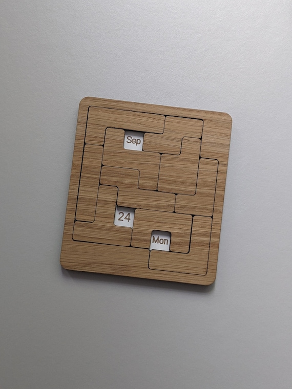 Daily Calendar With Weekdays Puzzle Infinite Puzzle Gift for Puzzle Lover  Puzzle for Every Day of the Year Daily Puzzle Brain Teaser - Etsy