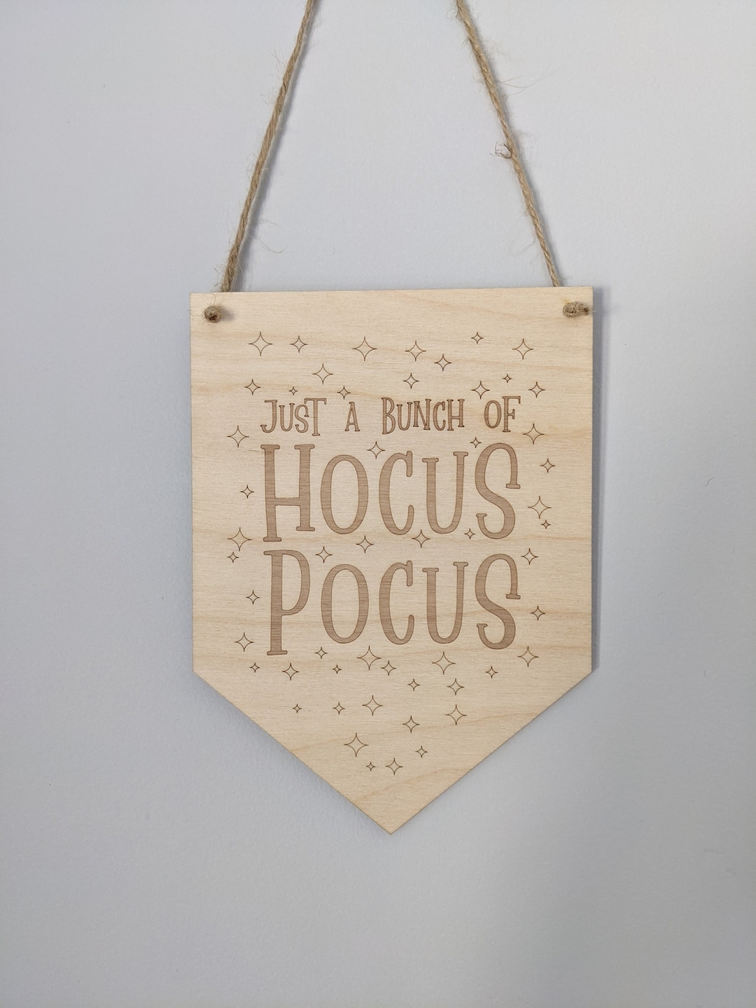 Just A Bunch of Hocus Pocus Sign Hocus Pocus Halloween Wall Sign ...
