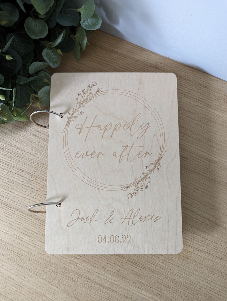Engraved Personalised Wedding Card Keepsake/keeper Wedding Etsy